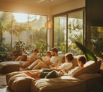 Families learning digital content creation skills generative ai 360x320