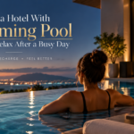 Hotel with a swimming pool